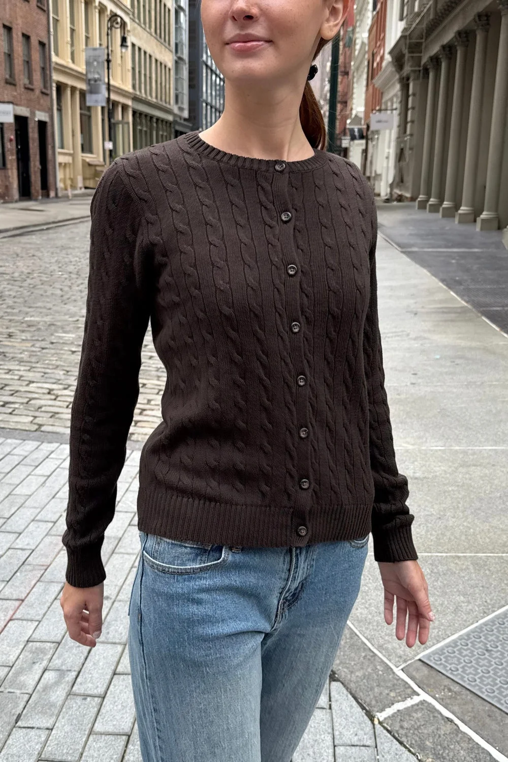 Amalie Cable Knit Cardigan