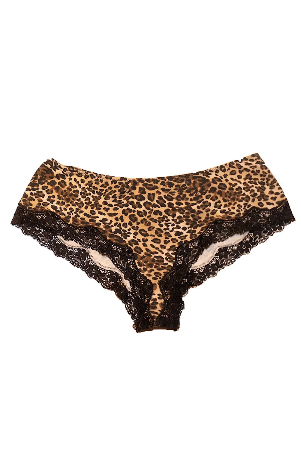 Feline Print Lace Underwear