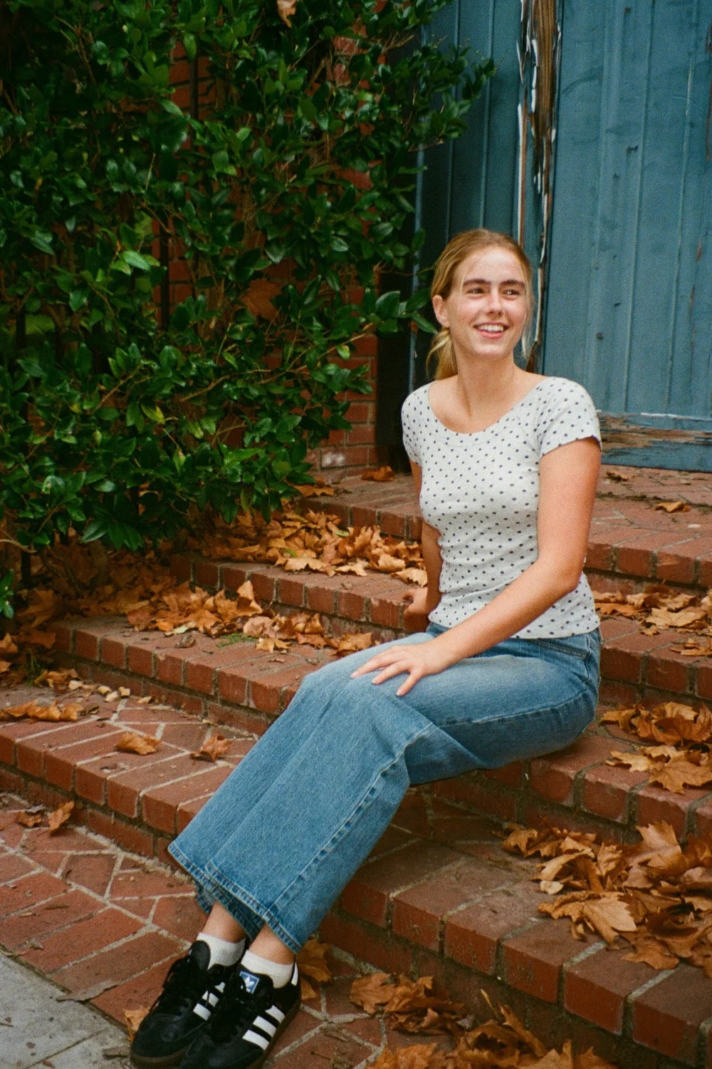 Ginny Polka Dot Top