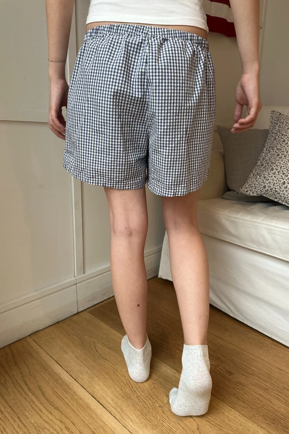 Keira Long Striped Boxer Shorts