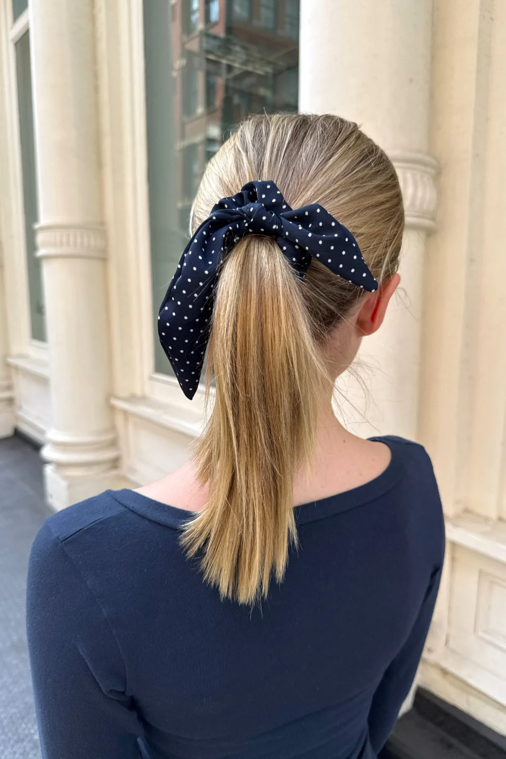 Polka Dots Scrunchie Tie