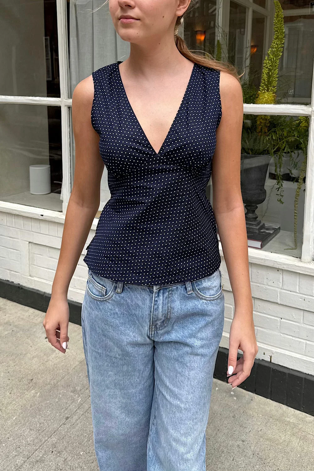 Rafaela Polka Dots Top