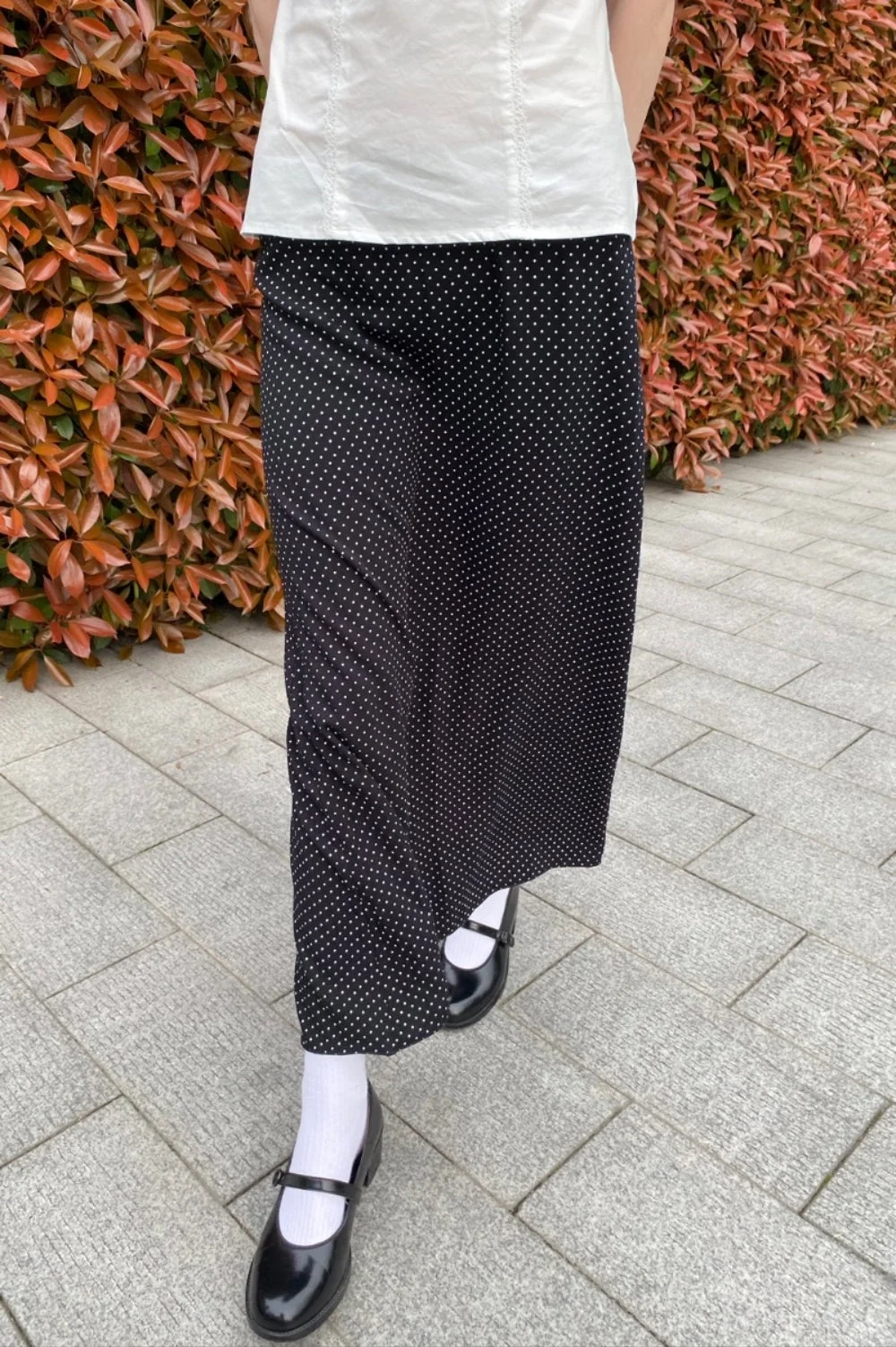 Sephira Polka Dots Midi Skirt