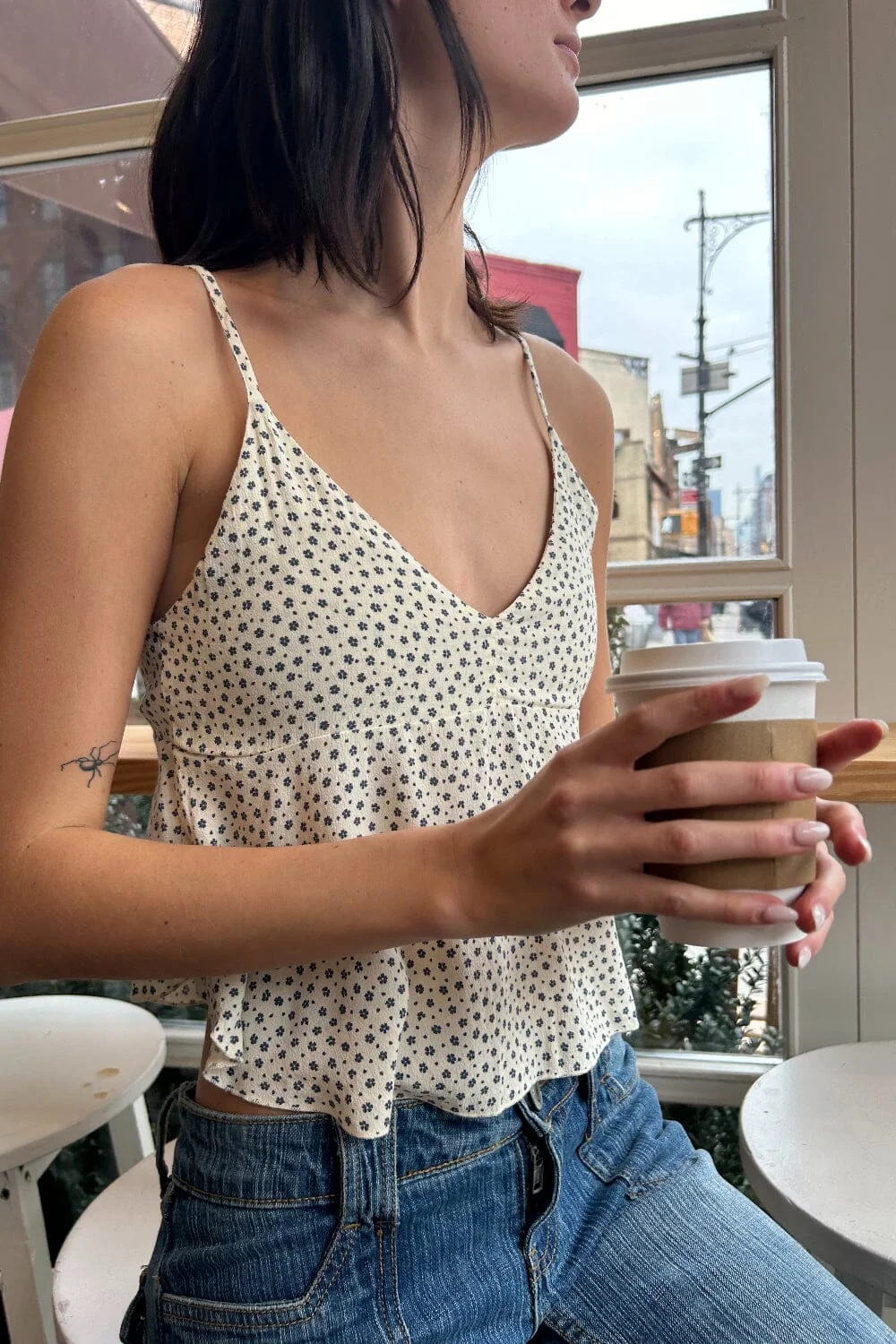 Tiffany Floral Heart Tank